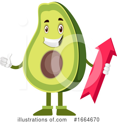 Royalty-Free (RF) Avocado Clipart Illustration by Morphart Creations - Stock Sample #1664670