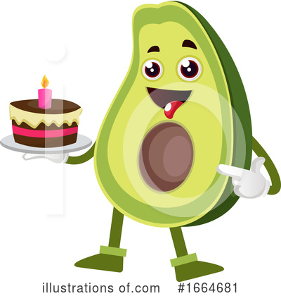 Royalty-Free (RF) Avocado Clipart Illustration by Morphart Creations - Stock Sample #1664681