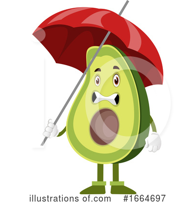 Avocado Clipart #1664697 by Morphart Creations