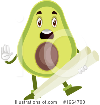 Royalty-Free (RF) Avocado Clipart Illustration by Morphart Creations - Stock Sample #1664700