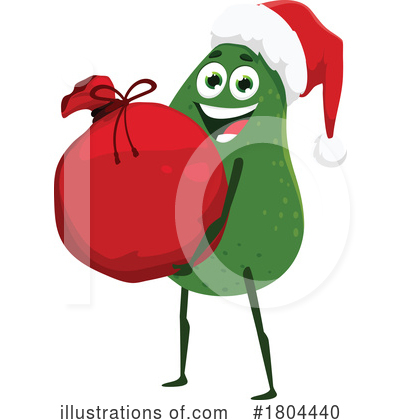 Royalty-Free (RF) Avocado Clipart Illustration by Vector Tradition SM - Stock Sample #1804440