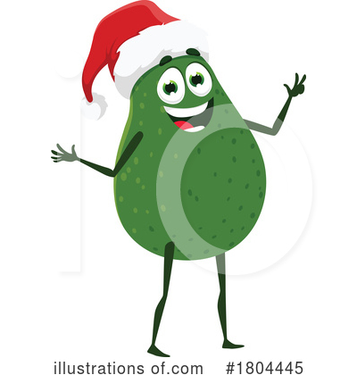 Royalty-Free (RF) Avocado Clipart Illustration by Vector Tradition SM - Stock Sample #1804445