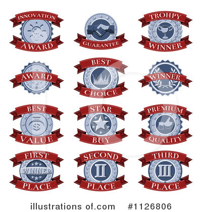 Badges Clipart #1126806 by AtStockIllustration