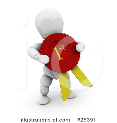 Royalty-Free (RF) Award Clipart Illustration by KJ Pargeter - Stock Sample #25391