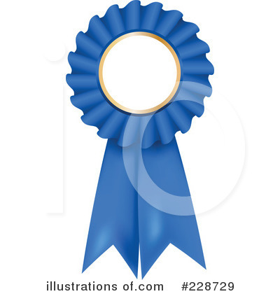 Royalty-Free (RF) Award Ribbon Clipart Illustration by KJ Pargeter - Stock Sample #228729