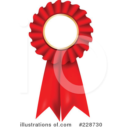 Royalty-Free (RF) Award Ribbon Clipart Illustration by KJ Pargeter - Stock Sample #228730