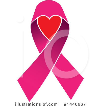 Pink Ribbon Clipart #1440667 by ColorMagic