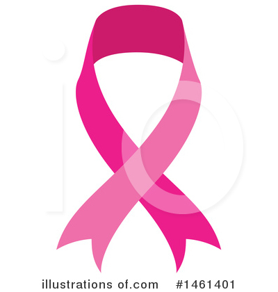 Pink Ribbon Clipart #1461401 by Cherie Reve