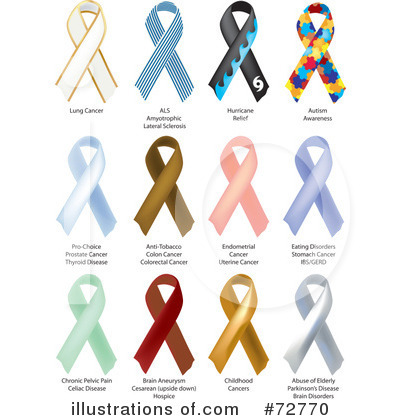 Awareness Ribbons Clipart #72770 by inkgraphics