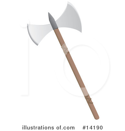 Royalty-Free (RF) Axe Clipart Illustration by Rasmussen Images - Stock Sample #14190