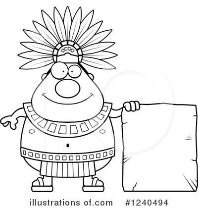 Royalty-Free (RF) Aztec Clipart Illustration by Cory Thoman - Stock Sample #1240494