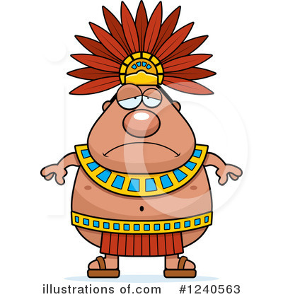 Royalty-Free (RF) Aztec Clipart Illustration by Cory Thoman - Stock Sample #1240563