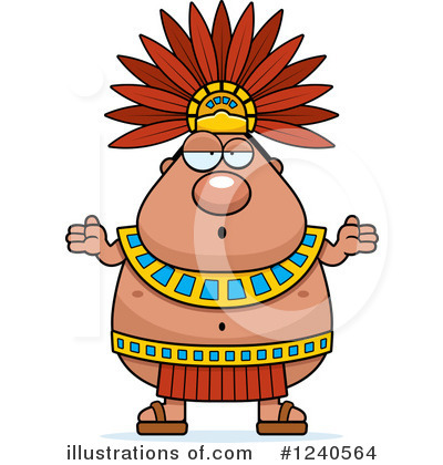 Royalty-Free (RF) Aztec Clipart Illustration by Cory Thoman - Stock Sample #1240564