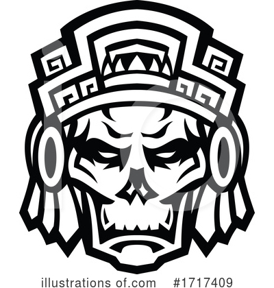Royalty-Free (RF) Aztec Clipart Illustration by patrimonio - Stock Sample #1717409