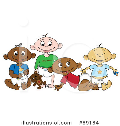 Royalty-Free (RF) Babies Clipart Illustration by Pams Clipart - Stock Sample #89184
