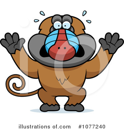 Royalty-Free (RF) Baboon Clipart Illustration by Cory Thoman - Stock Sample #1077240