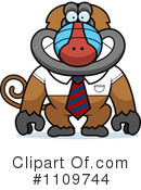 Baboon Clipart #1109744 by Cory Thoman