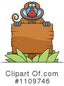 Baboon Clipart #1109746 by Cory Thoman