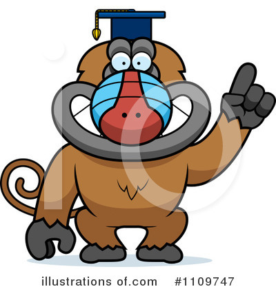 Baboon Clipart #1109747 by Cory Thoman