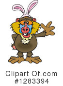 Baboon Clipart #1283394 by Dennis Holmes Designs