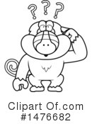 Baboon Clipart #1476682 by Cory Thoman