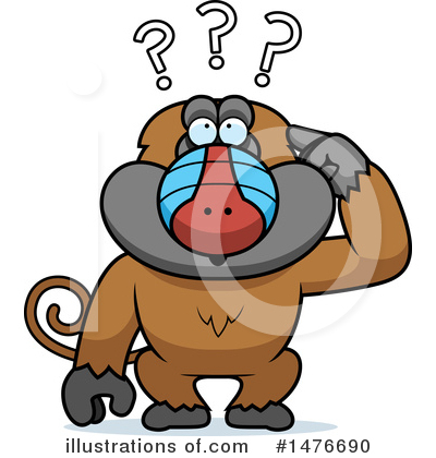 Baboon Clipart #1476690 by Cory Thoman