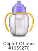 Baby Bottle Clipart #1659270 by Vector Tradition SM