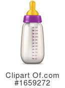 Baby Bottle Clipart #1659272 by Vector Tradition SM