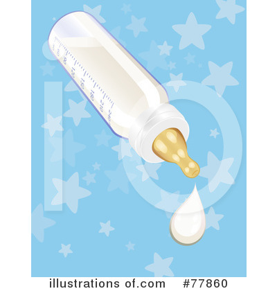 Royalty-Free (RF) Baby Bottle Clipart Illustration by Oligo - Stock Sample #77860