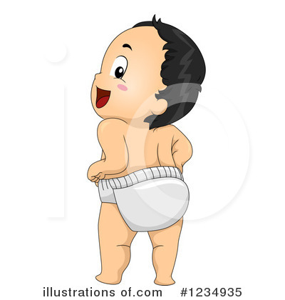Royalty-Free (RF) Baby Boy Clipart Illustration by BNP Design Studio - Stock Sample #1234935