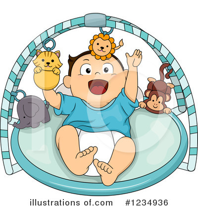 Royalty-Free (RF) Baby Boy Clipart Illustration by BNP Design Studio - Stock Sample #1234936