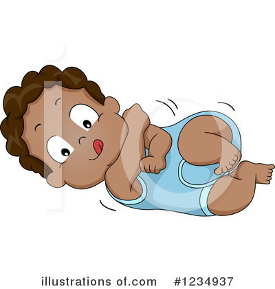 Royalty-Free (RF) Baby Boy Clipart Illustration by BNP Design Studio - Stock Sample #1234937