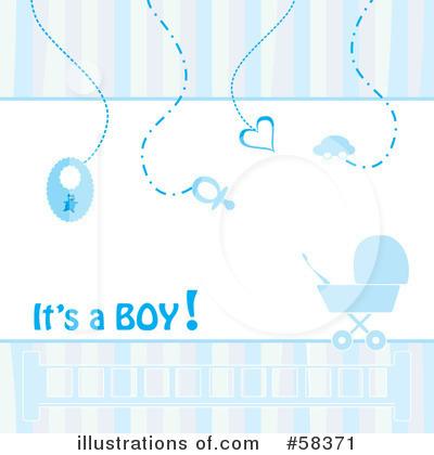 Royalty-Free (RF) Baby Boy Clipart Illustration by MilsiArt - Stock Sample #58371