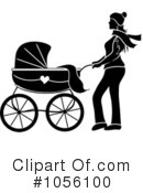 Baby Carriage Clipart #1056100 by Pams Clipart