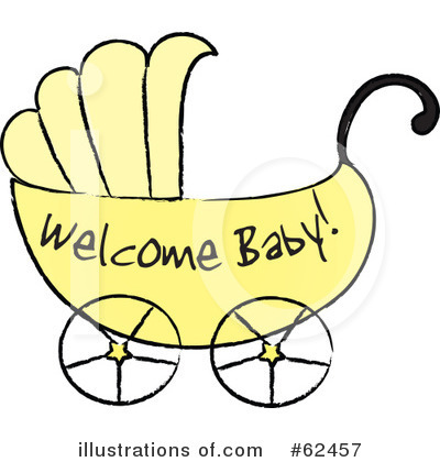 Baby Carriage Clipart #62457 by Pams Clipart