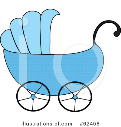Royalty-Free (RF) Baby Carriage Clipart Illustration by Pams Clipart - Stock Sample #62458