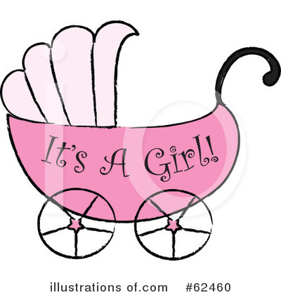 Royalty-Free (RF) Baby Carriage Clipart Illustration by Pams Clipart - Stock Sample #62460