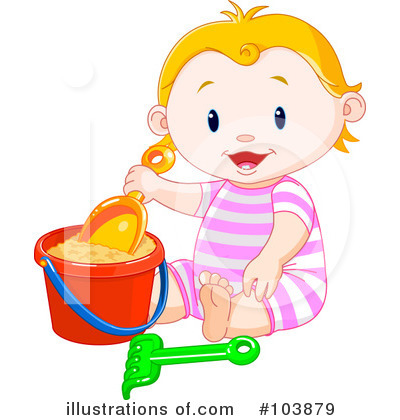 Royalty-Free (RF) Baby Clipart Illustration by Pushkin - Stock Sample #103879