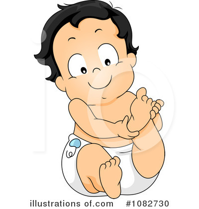 Royalty-Free (RF) Baby Clipart Illustration by BNP Design Studio - Stock Sample #1082730
