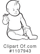 Baby Clipart #1107943 by Lal Perera