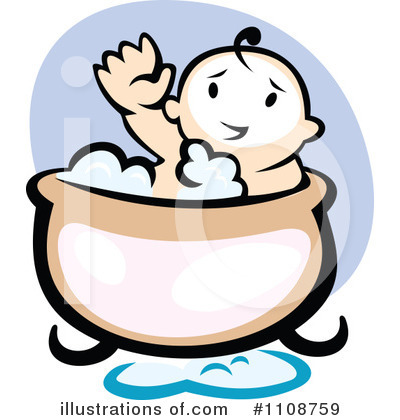 Royalty-Free (RF) Baby Clipart Illustration by Vector Tradition SM - Stock Sample #1108759