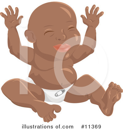 Royalty-Free (RF) Baby Clipart Illustration by AtStockIllustration - Stock Sample #11369