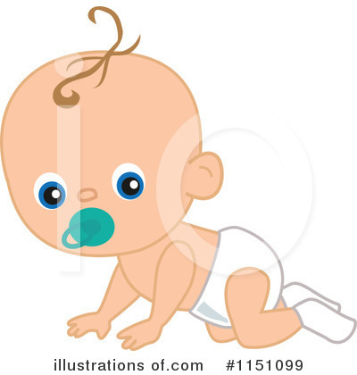 Royalty-Free (RF) Baby Clipart Illustration by peachidesigns - Stock Sample #1151099