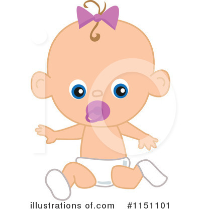 Royalty-Free (RF) Baby Clipart Illustration by peachidesigns - Stock Sample #1151101