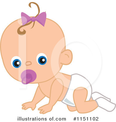 Royalty-Free (RF) Baby Clipart Illustration by peachidesigns - Stock Sample #1151102