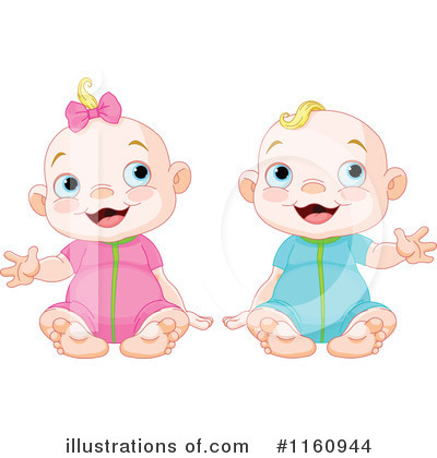 Royalty-Free (RF) Baby Clipart Illustration by Pushkin - Stock Sample #1160944