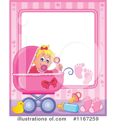 Baby Stroller Clipart #1167259 by visekart
