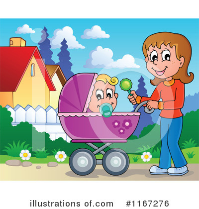 Royalty-Free (RF) Baby Clipart Illustration by visekart - Stock Sample #1167276