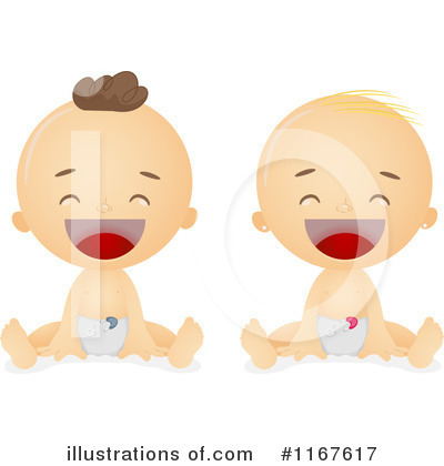 Royalty-Free (RF) Baby Clipart Illustration by BNP Design Studio - Stock Sample #1167617