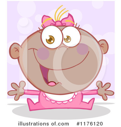 Royalty-Free (RF) Baby Clipart Illustration by Hit Toon - Stock Sample #1176120